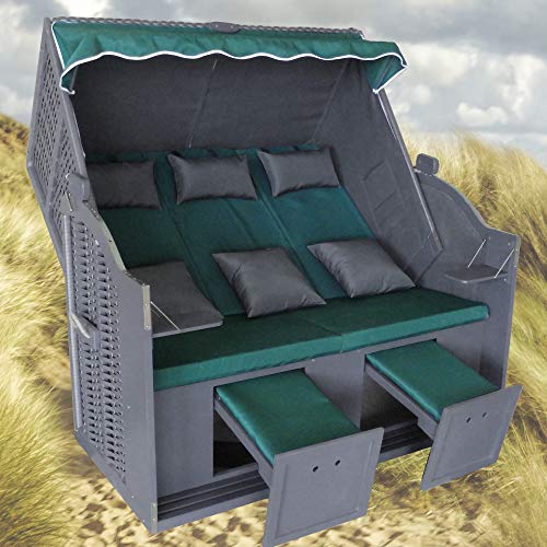 Rattan Strandkorb Strandstuhl aus Polyrattan online kaufen